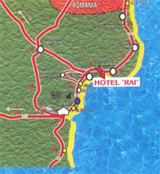 Map to Hotel Paradise
